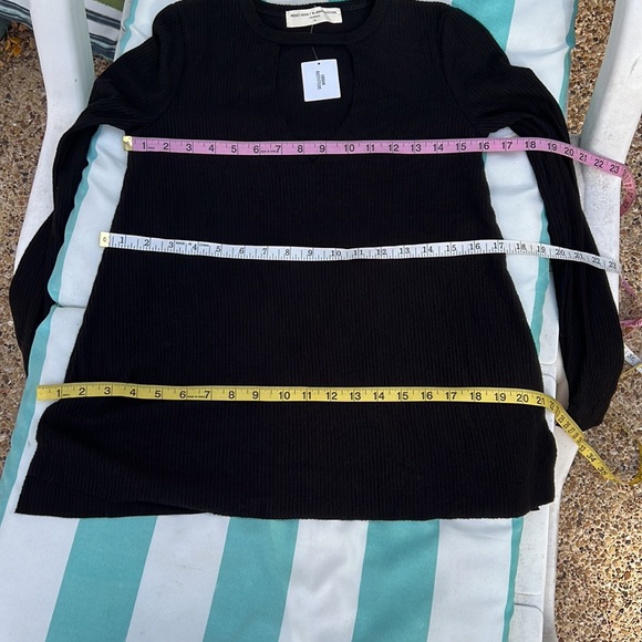 NWT Urban Outfitters Project Social T, Black Cut out Neck Sweater Size XS - Picture 7 of 11